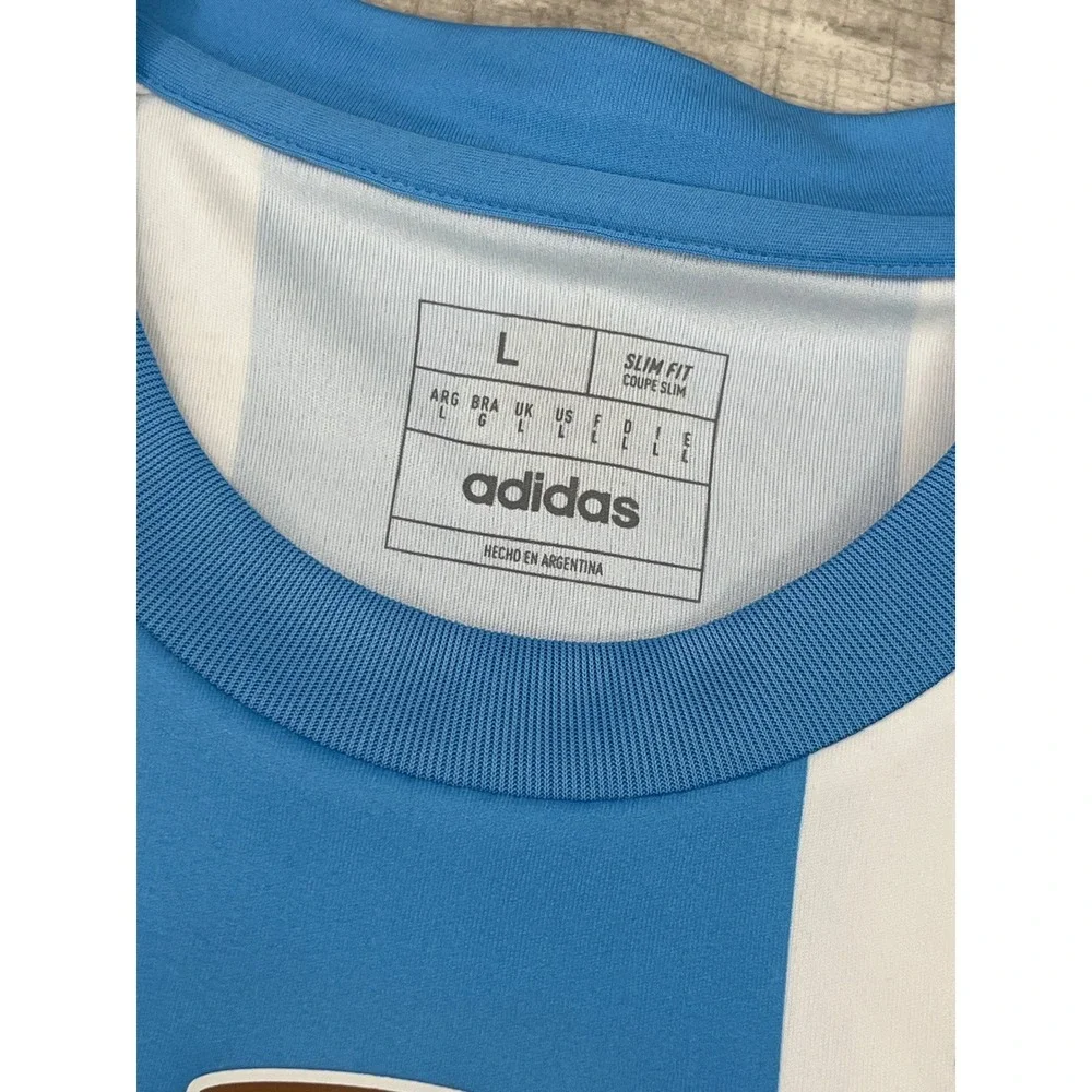 Adidas Argentina National Football Team Soccer Jersey Men's‎ Large AFA FIFA
